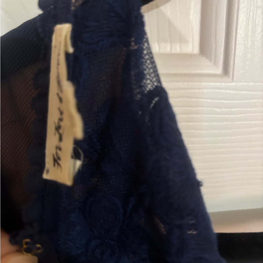 For Love And Lemons Navy Long Sleeve Dress - Picture 7 of 8